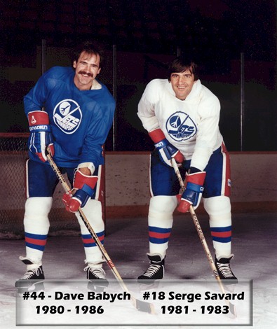 Dave Babych and Serge Savard