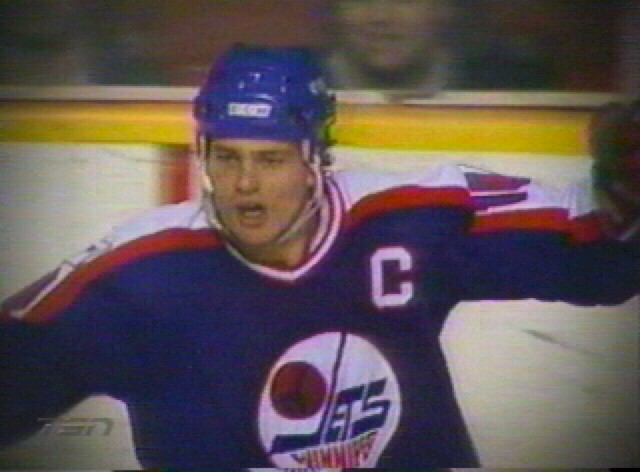 Dale Hawerchuk as a Jet