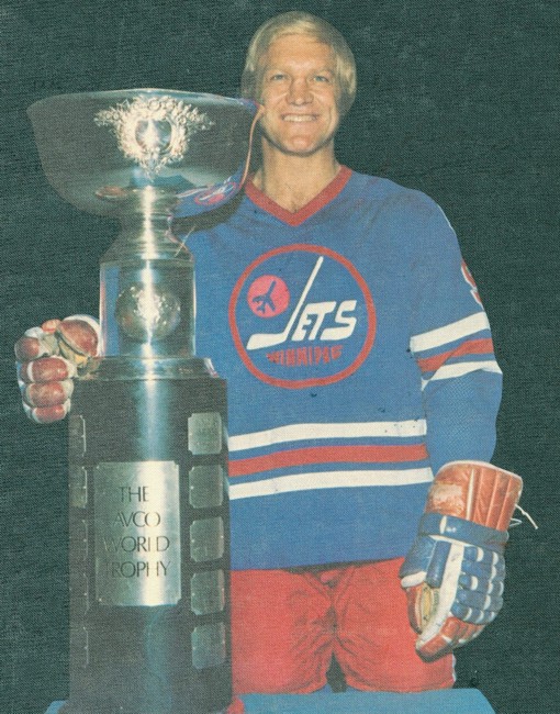 Bobby Hull with the AVCO Cup