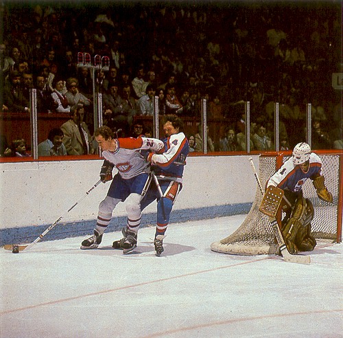 Action at the Montreal Forum