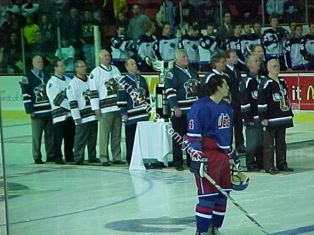During the anthem