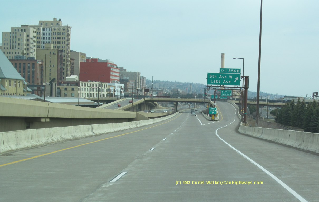 Minnesota > Interstate 35 > Duluth Boundary Avenue to Lake Avenue