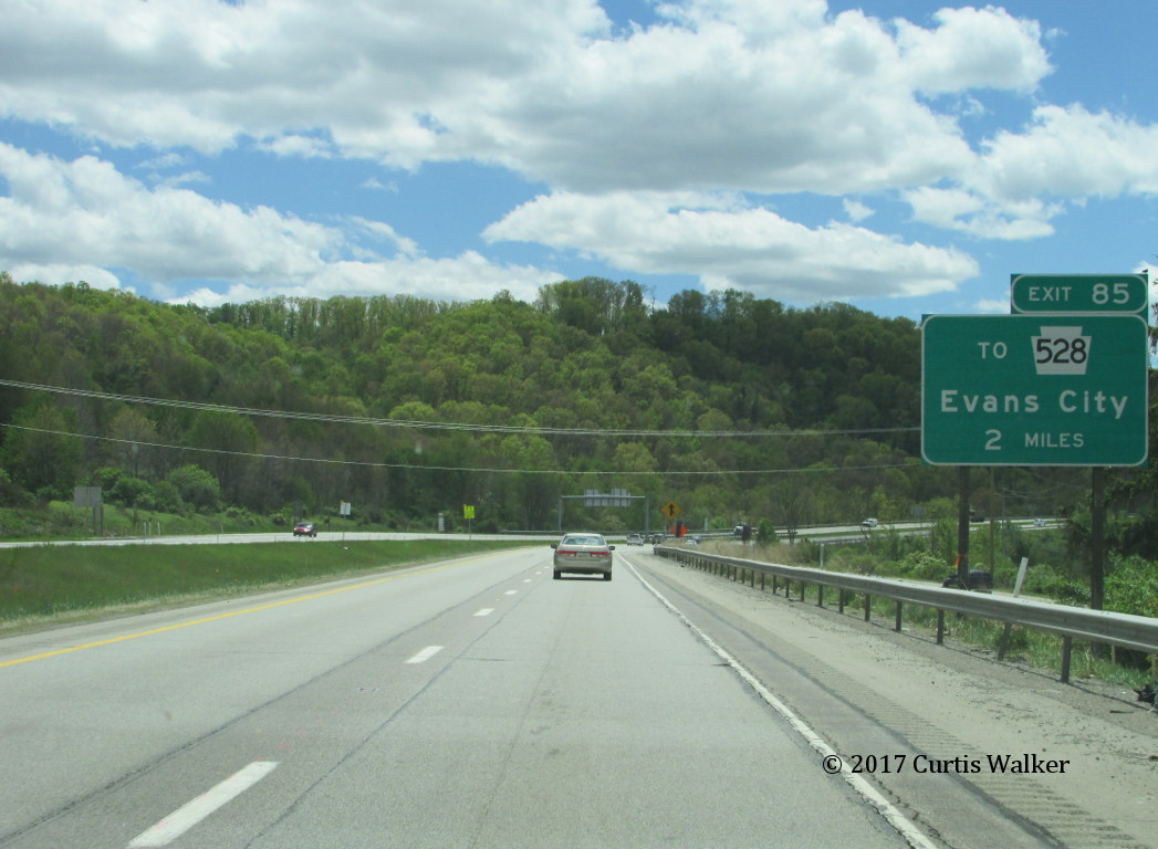 Pennsylvania > Interstate 79 > Portersville to Evans City