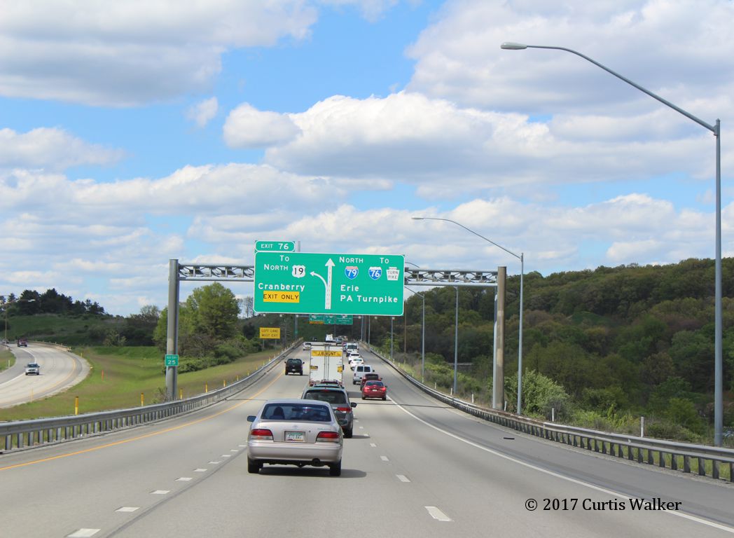 Pennsylvania > Interstate 79 > PA Turnpike to I279