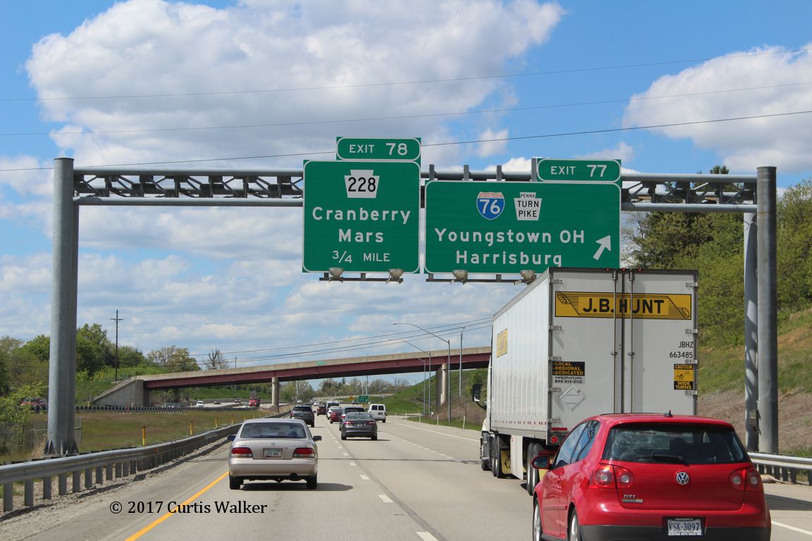 Pennsylvania > Interstate 79 > PA Turnpike to I279