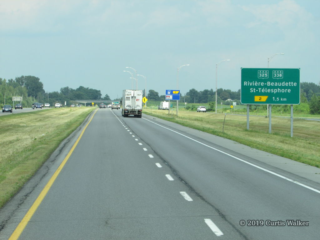 Québec > Autoroute 20 > Canada to St-Zotique