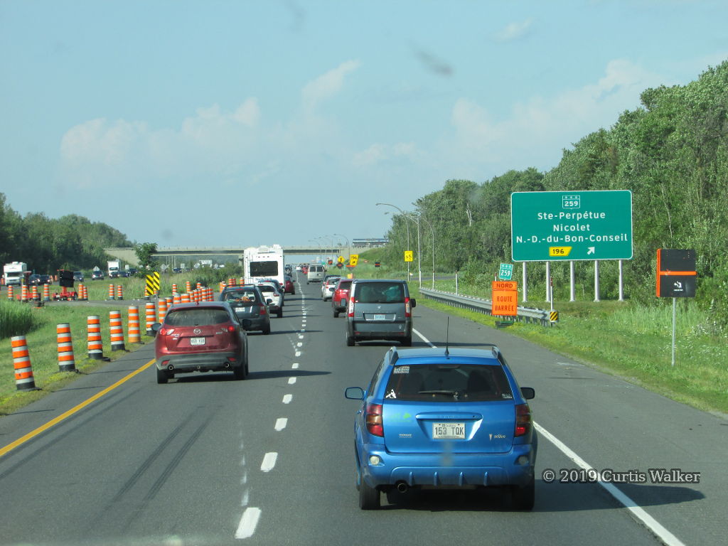 Québec > Autoroute 20 > Ste-Brigitte-des-Saults to A-55 North