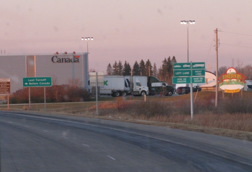 North Dakota > Interstate 29 > Canada/US Border to Pembina